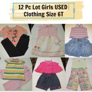 Lot 12 Pc Girls Clothing - Size 6T